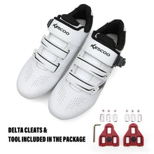 Load image into Gallery viewer, Unisex Cycling Shoes Compatible with Peloton Bike & SPD Road Bike Riding Shoes, Including Delta Cleats, Ideal for Indoor Cycle Outdoor Bicycle Riding for Men and Women