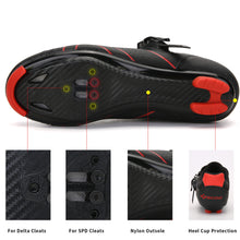 Load image into Gallery viewer, Unisex Cycling Shoes Compatible with Peloton Indoor Road Bike Shoes Riding Shoes for Men and Women Look Delta Cleats Clip Outdoor Pedal