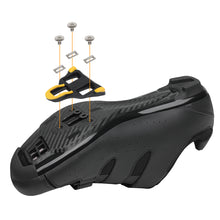 Load image into Gallery viewer, Mens Women Road Bike Cycling Shoes with Yellow 6 Degree Bike Cleats Compatible with Shimano SH-11 SPD-SL Cleats Bike Pedals for Indoor Bicycle Cycling Shoes and Pedals, Cleats Included